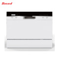 Máquina de lavar louça pequena do desktop automático da bancada de 6 grupos